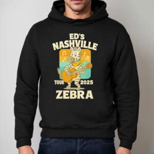 Ed's Nashville Tour 2025 Zebra Shirt 2 Ed S Nashville Tour Zebra Hoodie