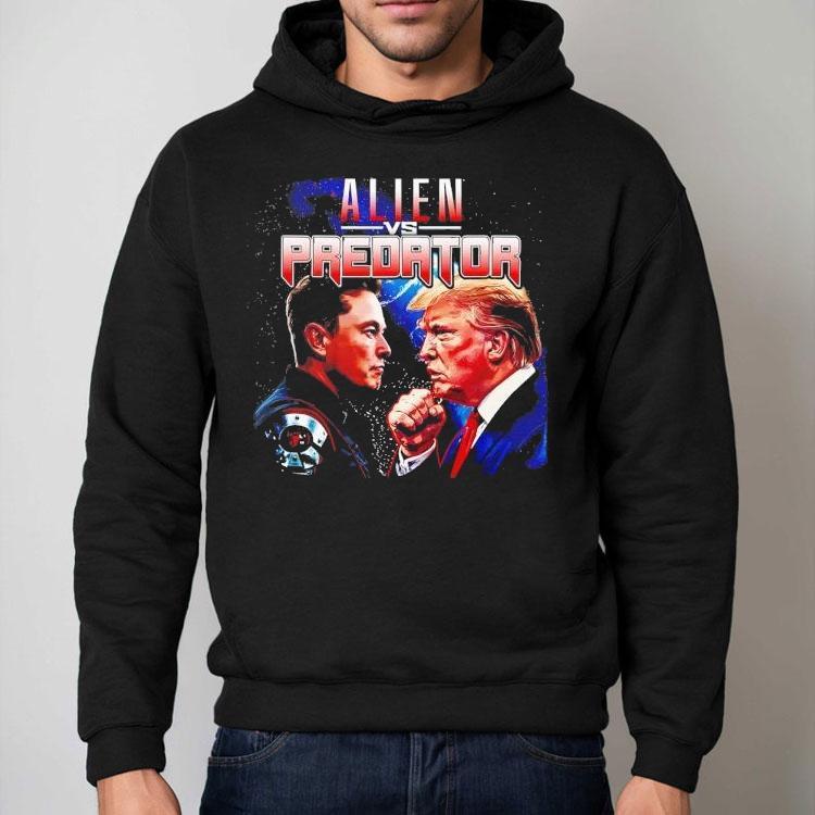 Elon Musk Vs Donald Trump As Alien Vs Predator Shirt Elon Musk Vs Donald Trump As Alien Vs Predator Shirt