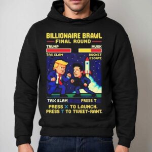 Elon Musk Vs Donald Trump Billionaire Brawl Final Round Cartoon Shirt 2 Elon Musk Vs Donald Trump Billionaire Brawl Final Round Cartoon Hoodie