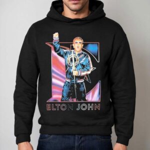 Elton John Singing Farewell Yellow Brick Road Eu Uk 2023 Tour Shirt 2 Elton John Singing Farewell Yellow Brick Road Eu Uk Tour Hoodie