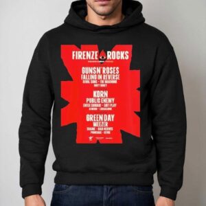 Firenze Rocks Festival 2025 At Visarno Arena From June 12 To 15 2025 Shirt 2 Firenze Rocks Festival At Visarno Arena From June To Hoodie