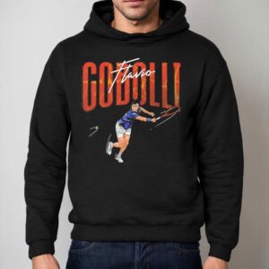 Flavio Cobolli Tennis Player Cartoon Hoodie