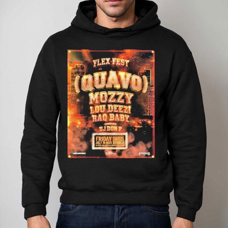 Flex Fest Denver 2025 At The Fillmore Auditorium On July 18 2025 Shirt Flex Fest Denver 2025 At The Fillmore Auditorium On July 18 2025 Shirt