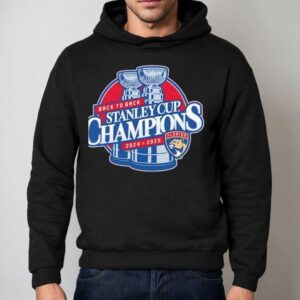 Florida Panthers 2024-2025 Back-to-back Stanley Cup Champions Shirt 2 Florida Panthers Back To Back Stanley Cup Champions Hoodie