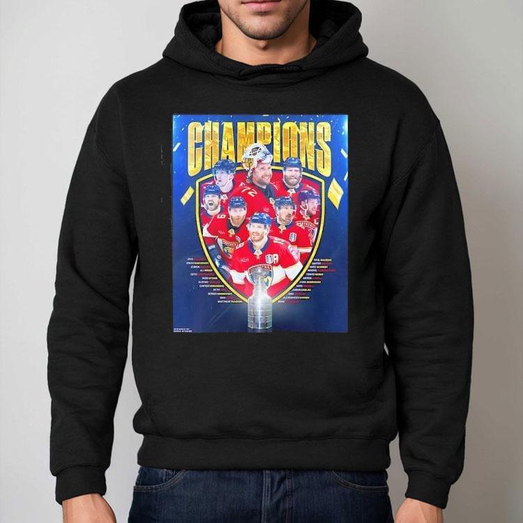 Florida Panthers Hockey With All Names Of Legends Stanley Cup Champions 2025 Shirt Florida Panthers Hockey With All Names Of Legends Stanley Cup Champions 2025 Shirt