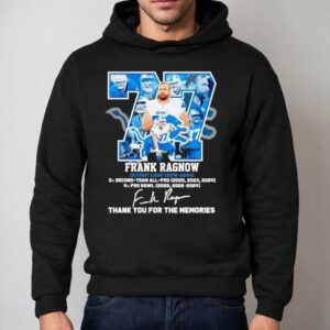 Frank Ragnow Detroit Lions Signature Thank You For The Memories Hoodie