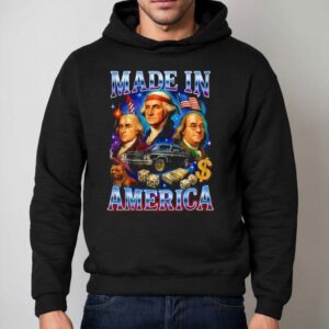 George Washington Made In America Happy Th Of July Hoodie