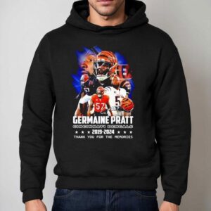 Germaine Pratt Cincinnati Bengals 2019-2024 Signature Thank You For The Memories Shirt 2 Germaine Pratt Cincinnati Bengals Signature Thank You For The Memories Hoodie