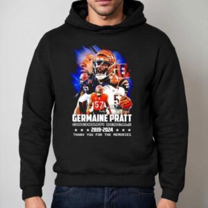Germaine Pratt Cincinnati Bengals 2019-2024 Thank You For The Memories Signatures Shirt 2 Germaine Pratt Cincinnati Bengals Thank You For The Memories Signatures Hoodie