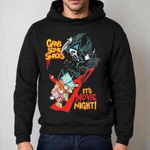 Ghostface Grab Some Snacks It's Movie Night At The Movies Grim Shirt 2 Ghostface Grab Some Snacks It S Movie Night At The Movies Grim Hoodie