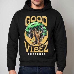 Good Vibez Headphone Tree Hoodie