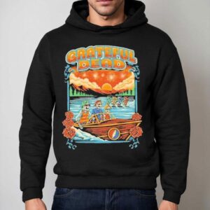Grateful Dead Summer Daze Tour Skeleton Bears Hoodie