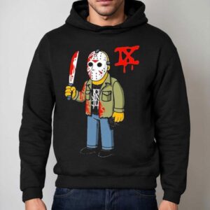 Ice Nine Kills Thank God It S Friday Celebrating Years Of Fear D Oh Go Into The Woods Jason Voorhees Knife Horror Hoodie