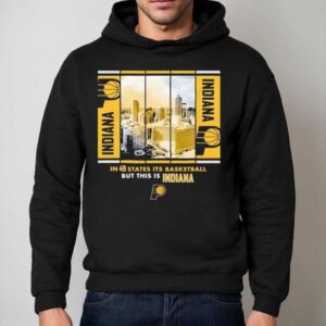 Indiana Pacers Stadium Essentials Unisex Skyline Boxou Hoodie