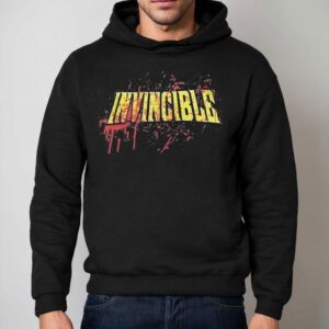 Invincible Red Color Hoodie