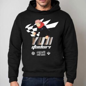 Itadori Yuji Dim Mak X Jujutsu Kaisen Racer Hoodie
