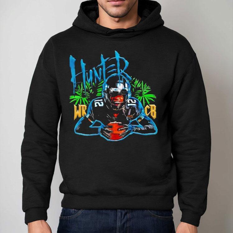 Jacksonville Jaguars Travis Hunter Jungle Wr Cb Shirt Jacksonville Jaguars Travis Hunter Jungle Wr Cb Shirt