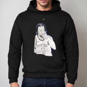 Jalen Brunson New York Knicks Basketball Portrai Hoodie