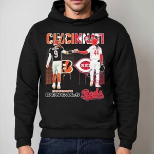 Joe Burrow And Elly De La Cruz Cincinnati Bengals X Cincinnati Reds Signatures Shirt 2 Joe Burrow And Elly De La Cruz Cincinnati Bengals X Cincinnati Reds Signatures Hoodie