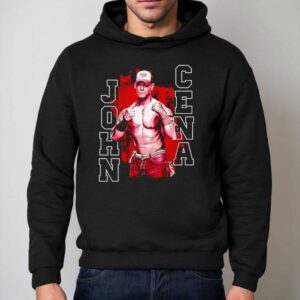 John Cena Red Monochrome Hoodie