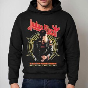 Judas Priest The Glenn Tipton Parkinson's Foundation Invincible Shield Of Pain World Tour 2025 Shirt 2 Judas Priest The Glenn Tipton Parkinson S Foundation Invincible Shield Of Pain World Tour Hoodie