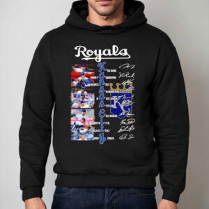 Kansas City Royals Signatures Team Shirt 2 Kansas City Royals Signatures Team Hoodie