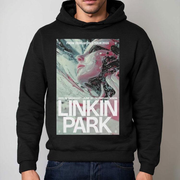 Linkin Park From Zero World Tour 2025 Berlin Germany Olympiastadion June 18th Shirt Linkin Park From Zero World Tour 2025 Berlin Germany Olympiastadion June 18th Shirt
