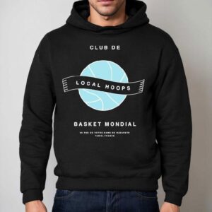 Local Hoops Club De Paris Worldwide Basketball Hoodie