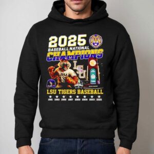 Lsu Tigers Baseball National Champions 2025 Shirt 2 Lsu Tigers Baseball National Champions Hoodie