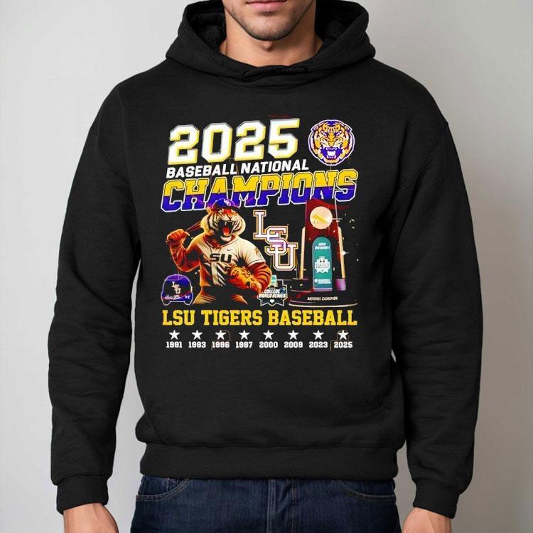 Lsu Tigers Baseball National Champions 2025 Shirt Lsu Tigers Baseball National Champions 2025 Shirt