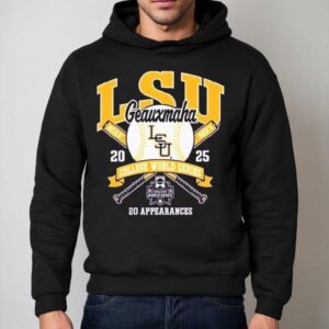 Lsu Tigers Ncaa Men S College World Series Omaha Geaux Maha Appearances Hoodie