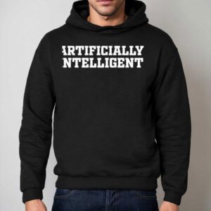 Madison Wearing Artificially Intelligen Hoodie