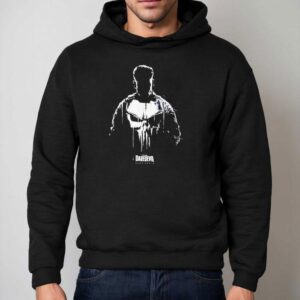 Marvel Daredevil Born Again The Punisher In The Shadows Hoodie