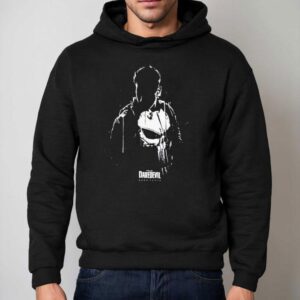 Marvel Daredevil Born Again The Punisher Silhouette Hoodie