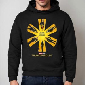 Marvel Thunderbolts Not Super Not Heroes Not Giving Up Hoodie