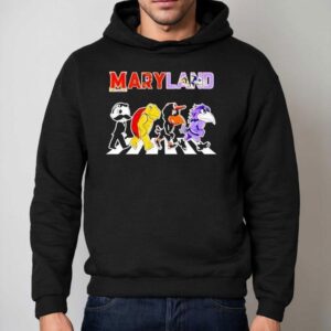 Maryland Sports Team Logo Mascot Abbey Road Hoodie