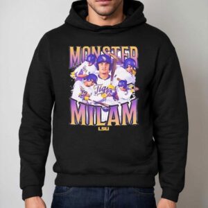 Monster Steven Milam Lsu Tigers Baseball Hoodie