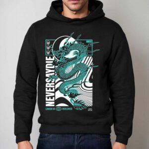 Never Say Die Records Draco London Uk Worldwide Dragon Hoodie