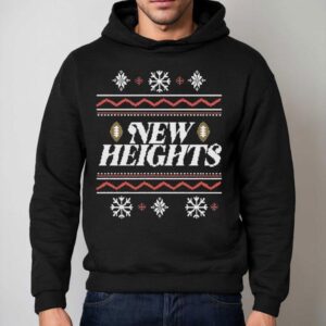 New Heights Ugly Holiday Christmas Hoodie