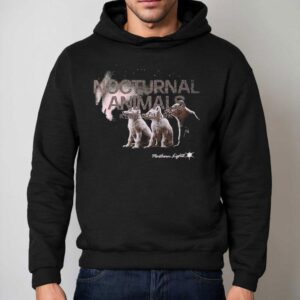 Nocturnal Animals Northern Lights Wolves Shirt 2 Nocturnal Animals Northern Lights Wolves Hoodie