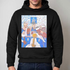 Oklahoma City Basketball Champions Team Chibi Hoodie