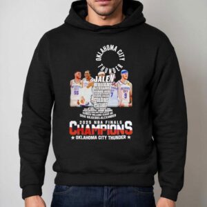 Oklahoma City Thunder 2025 Nba Finals Champions Roster Shirt 2 Oklahoma City Thunder Nba Finals Champions Roster Hoodie