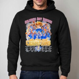 Oklahoma City Thunder Nba Final Champions 2025 Signatures Shirt 2 Oklahoma City Thunder Nba Final Champions Signatures Hoodie