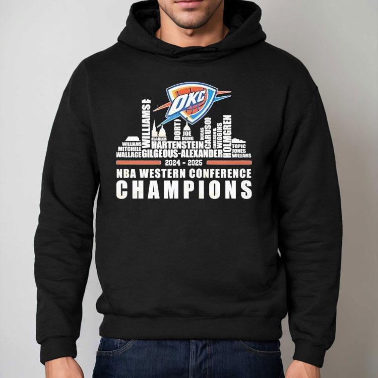 Oklahoma City Thunder Nba Western Conference Champions Unisex Shirt Oklahoma City Thunder Nba Western Conference Champions Unisex Shirt