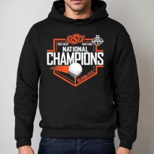 Oklahoma State Cowboys Ncaa Men's Golf National Champions 2025 Shirt 2 Oklahoma State Cowboys Ncaa Men S Golf National Champions Hoodie