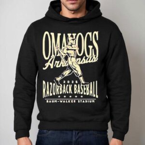 Omahogs Arkansas Razorbacks Baum Walker Stadium Hoodie