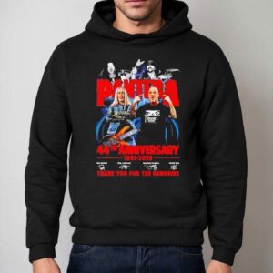 Pantera Th Anniversary Thank You For The Memories Signatures Hoodie