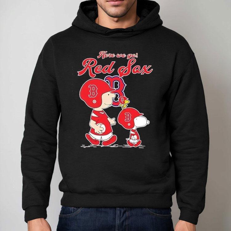 Peanuts Here We Go Boston Red Sox Shirt Peanuts Here We Go Boston Red Sox Shirt