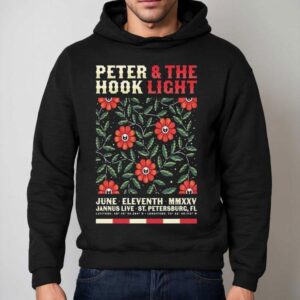 Peter Hook The Light June 11 2025 Saint Petersburg, Fl Shirt 2 Peter Hook The Light June Saint Petersburg Fl Hoodie