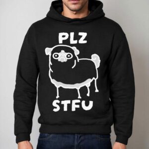 Plz Stfu Pug Hoodie